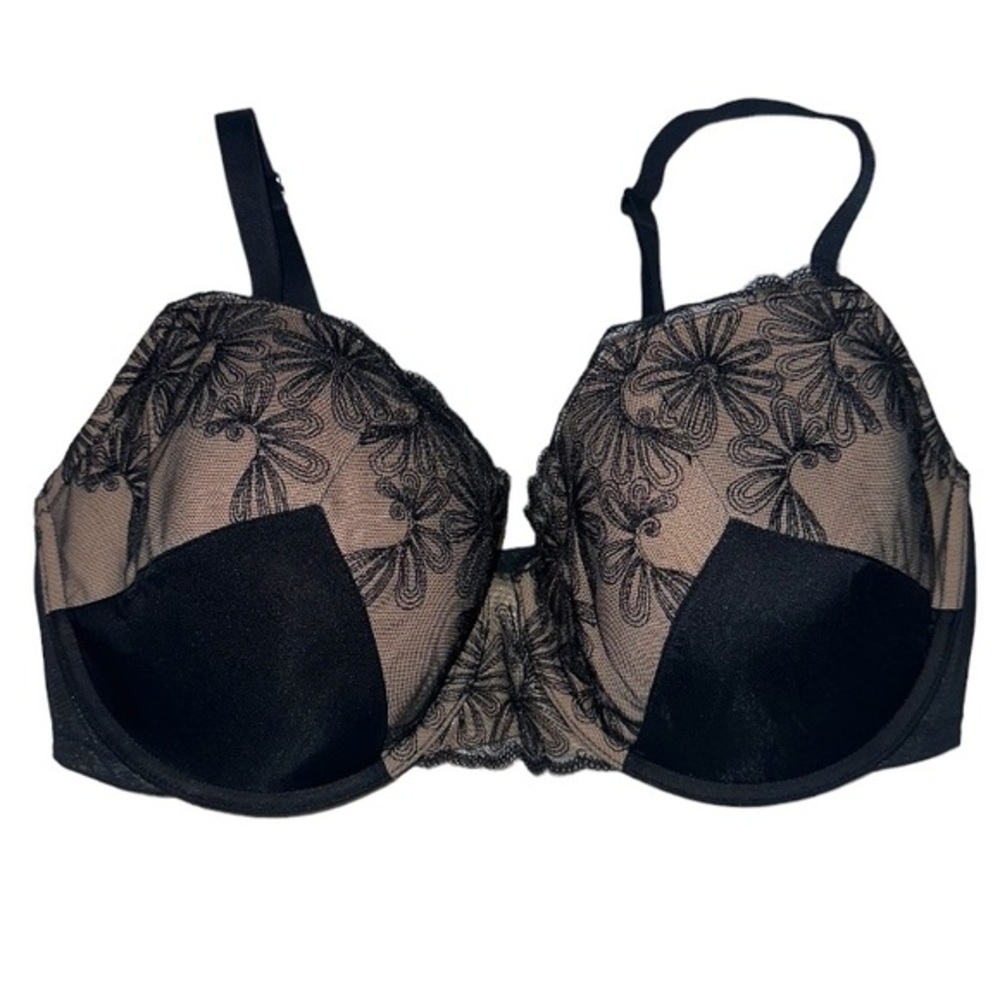 Adore Me Danuta Lift Shaping Bra New w Tags 38DDD Loop Flower Lace